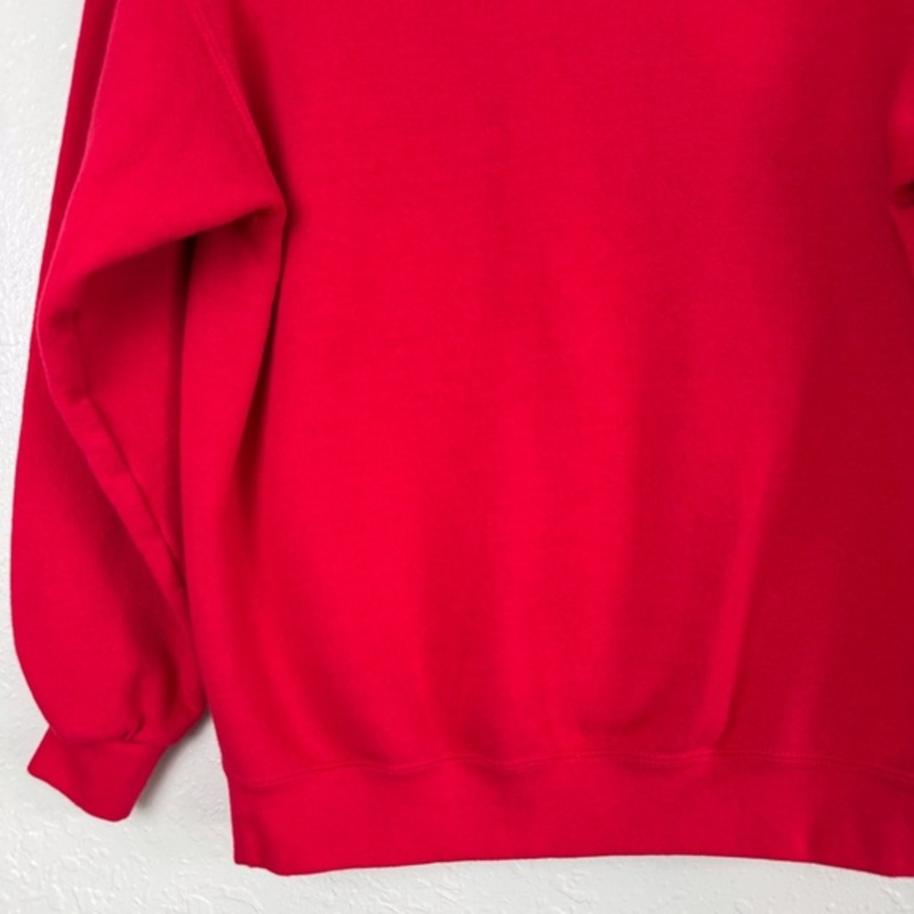 Vintage Lee Barn Goddess heavyweight red sweatshirt 90s M - Picture 8 of 10